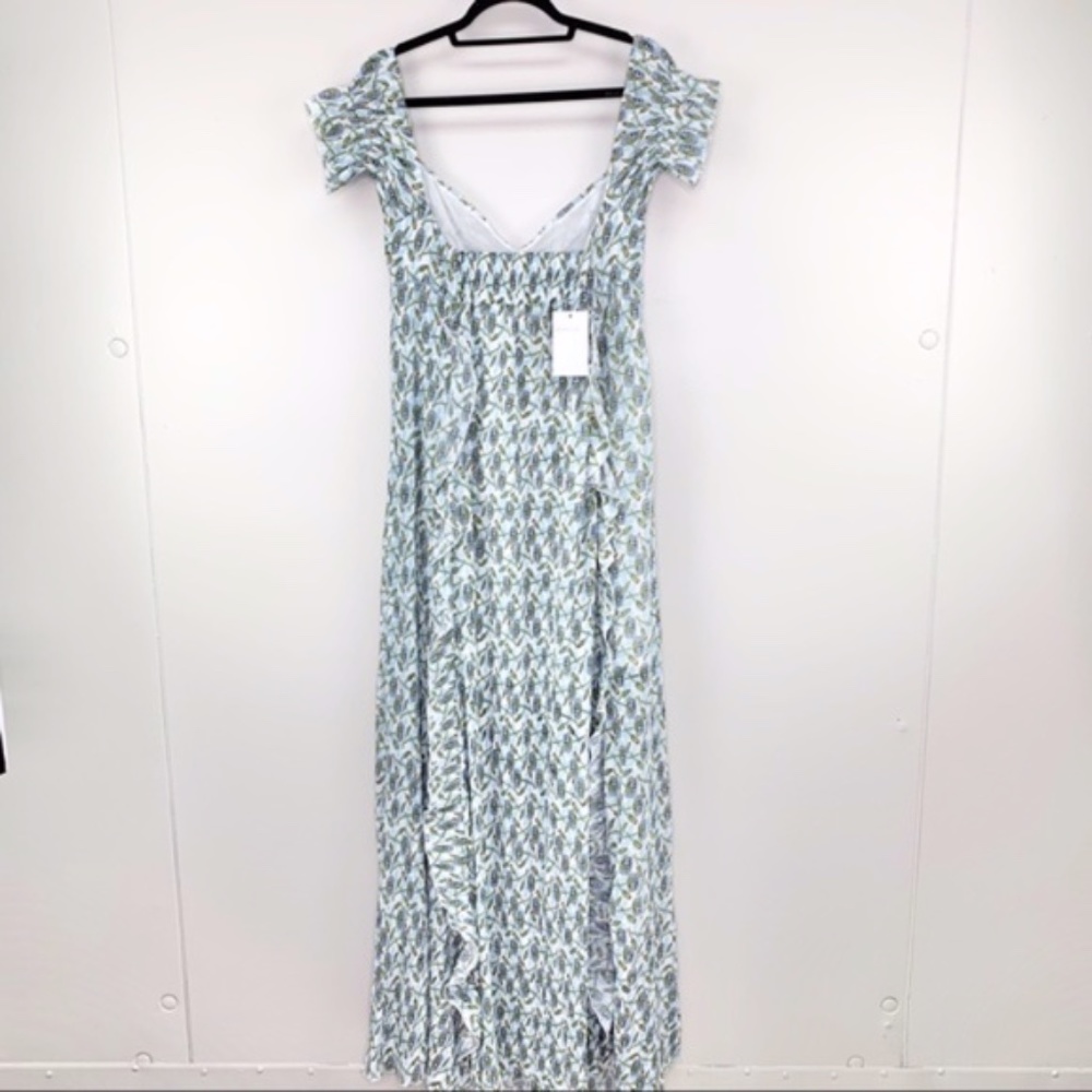 Foxiedox Printed Bardot Maxi Dress Size S - Picture 15 of 16